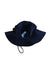 A Navy Sun Hats from Platypus in size 4T for boy. (Front View)