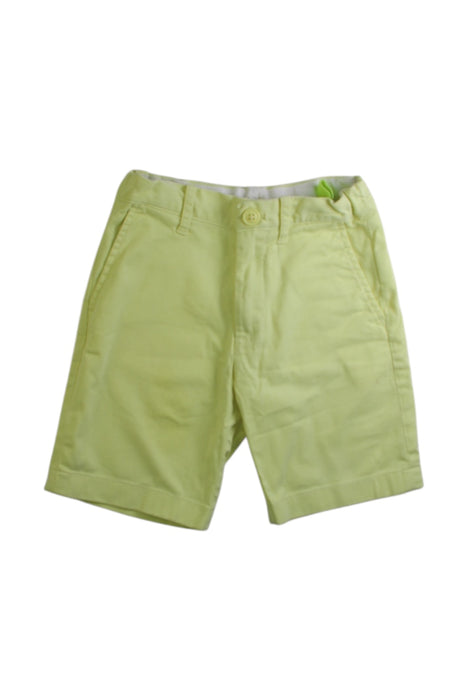 A Yellow Shorts from Crewcuts in size 6T for boy. (Front View)