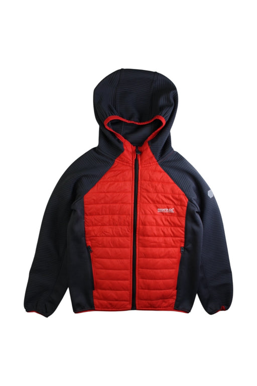 A Navy Puffer/Quilted Jackets from Regatta in size 7Y for boy. (Front View)