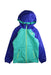 A Teal Rain Jackets from The North Face in size 7Y for neutral. (Front View)