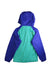 A Teal Rain Jackets from The North Face in size 7Y for neutral. (Back View)