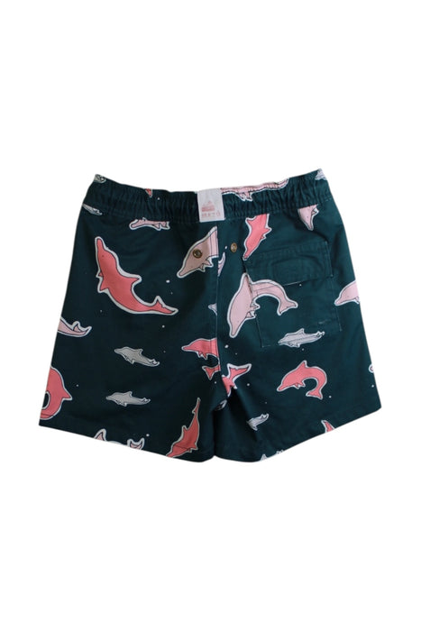 A Green Swim Shorts from Mazu in size 8Y for boy. (Back View)