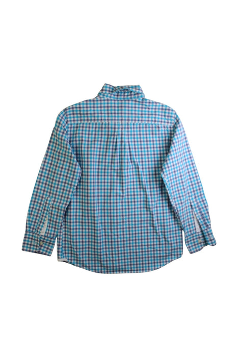 A Blue Long Sleeve Shirts from Crewcuts in size 8Y for boy. (Back View)