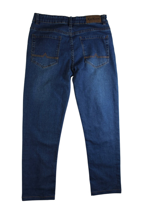 A Blue Jeans from Kickers in size 12Y for girl. (Back View)