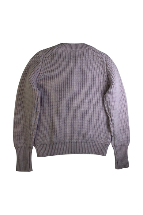 A Grey Knit Sweaters from J.Crew in size 12Y for girl. (Back View)