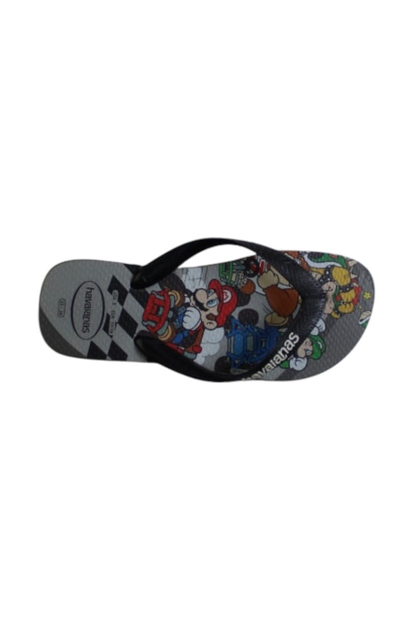 A Multicolour Flip Flops from Havaianas in size 12Y for boy. (Front View)