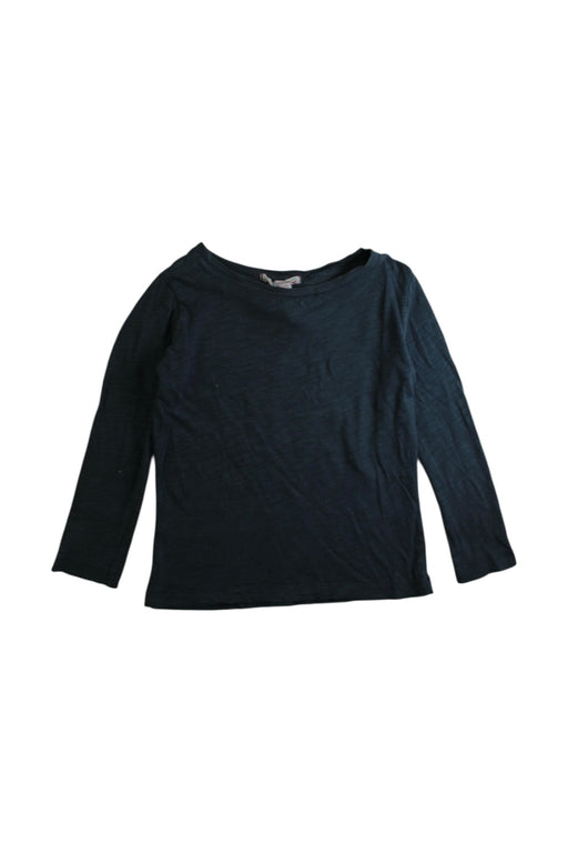 A Navy Long Sleeve Tops from Bonpoint in size 4T for girl. (Front View)
