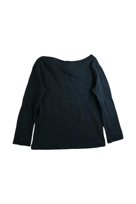 A Navy Long Sleeve Tops from Bonpoint in size 4T for girl. (Back View)