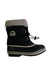 A Black Winter Boots from Sorel in size 6T for girl. (Front View)