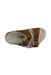 A Brown Sandals from Birkenstock in size 6T for neutral. (Front View)