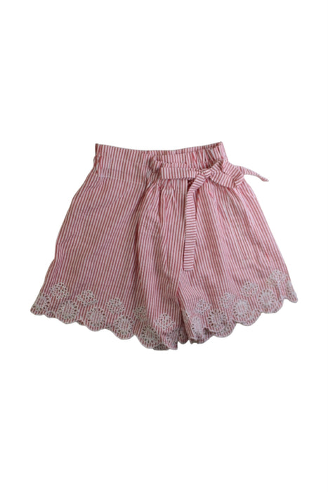 A Pink Shorts from Gingersnaps in size 8Y for girl. (Front View)