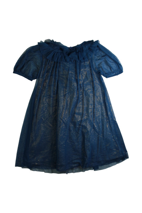 A Multicolour Short Sleeve Dresses from Monsoon in size 6T for girl. (Back View)