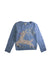 A Blue Knit Sweaters from Monsoon in size 7Y for girl. (Front View)