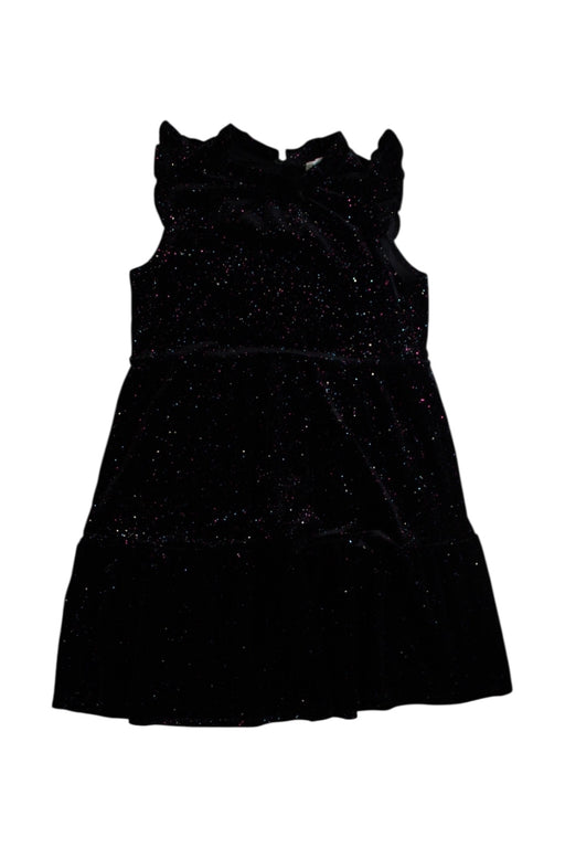 A Black Sleeveless Dresses from Crewcuts in size 6T for girl. (Front View)