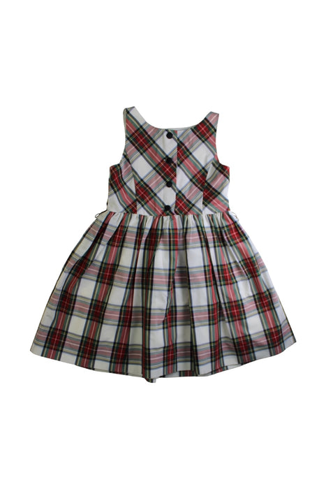 A Multicolour Sleeveless Dresses from Polo Ralph Lauren in size 5T for girl. (Back View)