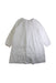 A White Long Sleeve Dresses from Les Enfantines in size 6T for girl. (Front View)