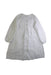 A White Long Sleeve Dresses from Les Enfantines in size 6T for girl. (Back View)