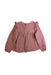 A Pink Long Sleeve Tops from Vertbaudet in size 6T for girl. (Back View)