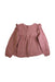A Pink Long Sleeve Tops from Vertbaudet in size 6T for girl. (Back View)