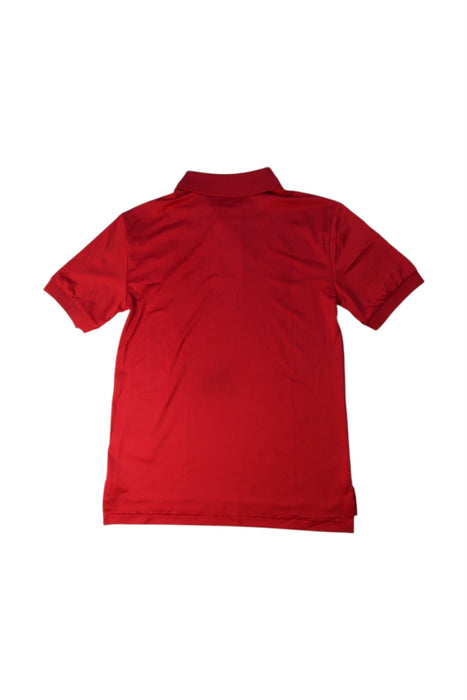 A Red Short Sleeve Polos from Polo Ralph Lauren in size 8Y for boy. (Back View)