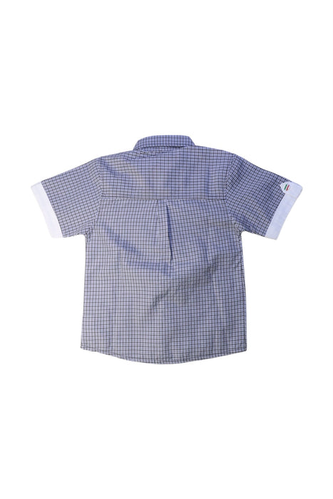 A Blue Short Sleeve Shirts from Dolce & Gabbana in size 8Y for boy. (Back View)