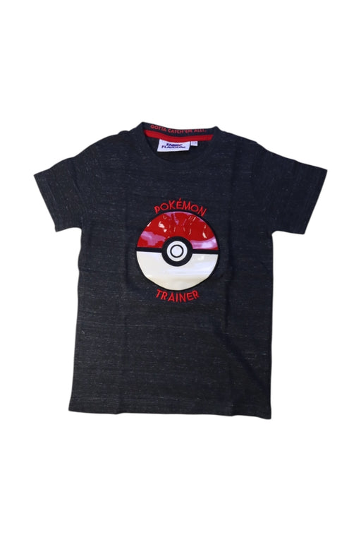 A Black Short Sleeve T Shirts from Fabric Flavours in size 7Y for boy. (Front View)