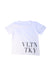 A White Short Sleeve T Shirts from Valentino in size 7Y for boy. (Back View)