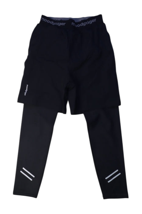 A Black Active Pants from Moody Tiger in size 7Y for girl. (Front View)