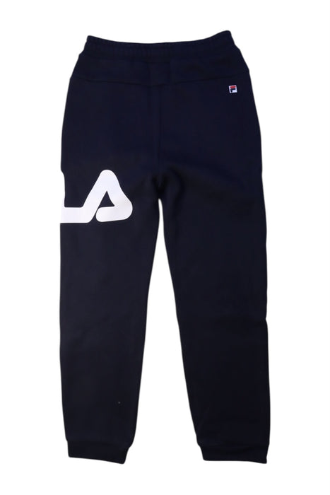 A Navy Sweatpants from Fila in size 10Y for boy. (Back View)