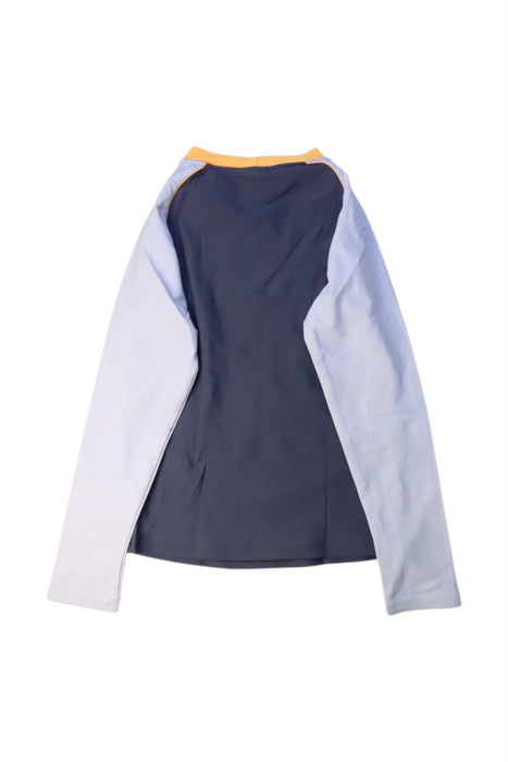 A Navy Rash Guards from Sunuva in size 7Y for boy. (Back View)