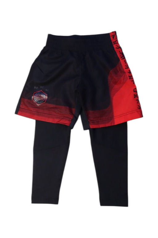 A Black Active Pants from Adidas in size 4T for boy. (Front View)