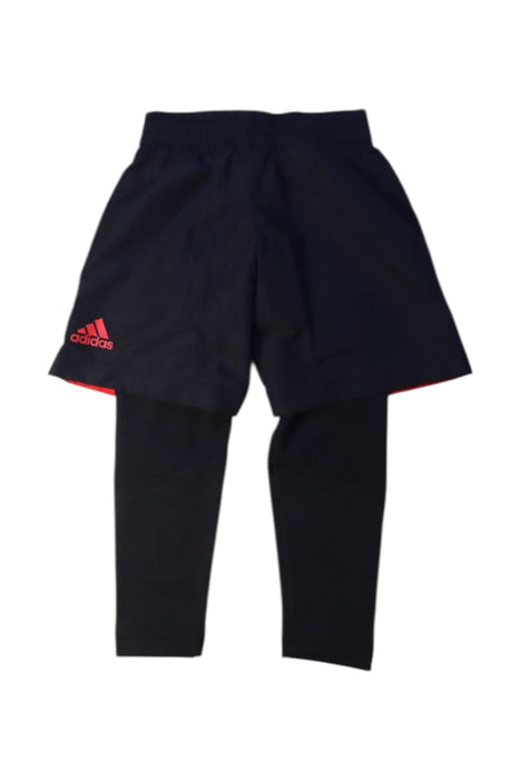 A Black Active Pants from Adidas in size 4T for boy. (Back View)