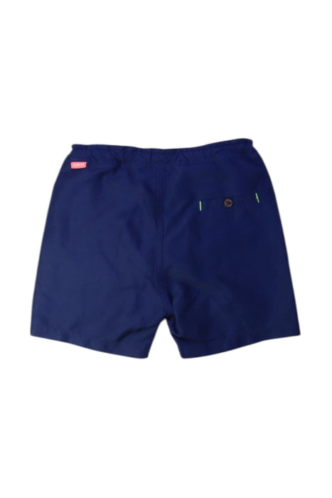 A Navy Swim Shorts from Sunuva in size 7Y for boy. (Back View)