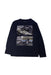 A Black Long Sleeve T Shirts from Nukutavake in size 8Y for boy. (Front View)