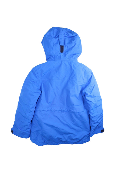 A Blue Ski Jackets from Lands' End in size 7Y for boy. (Back View)