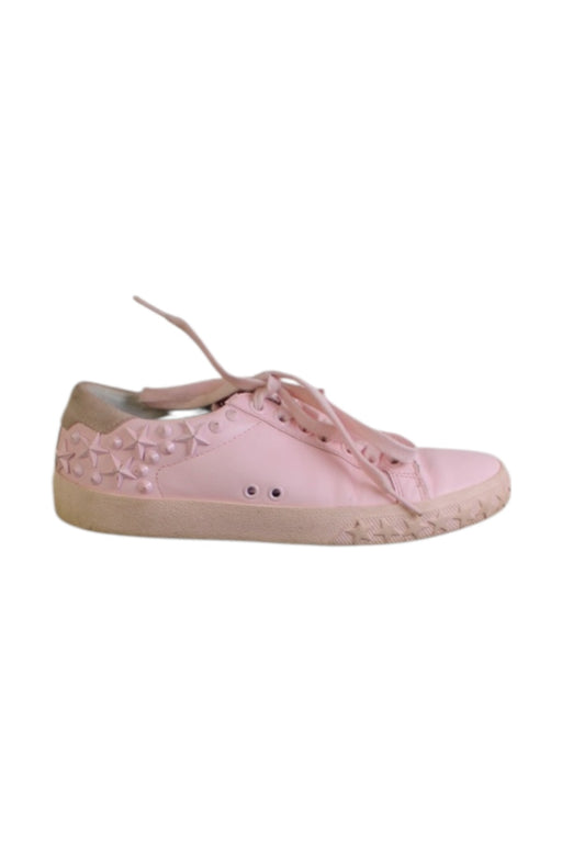 A Pink Sneakers from Ash in size 10Y for girl. (Front View)