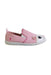 A Pink Slip Ons from EMU Australia in size 10Y for girl. (Front View)