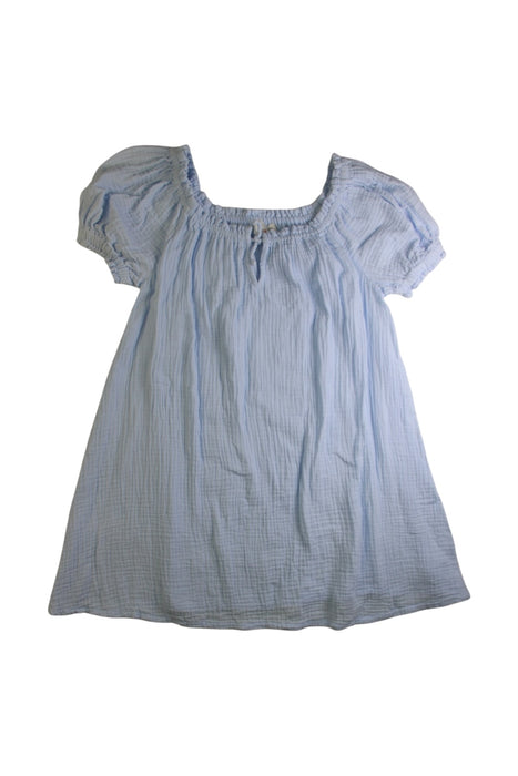 A Blue Short Sleeve Dresses from Crewcuts in size 7Y for girl. (Front View)