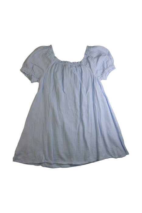 A Blue Short Sleeve Dresses from Crewcuts in size 7Y for girl. (Back View)