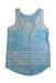 A Blue Sleeveless Tops from Ivivva in size 7Y for girl. (Back View)