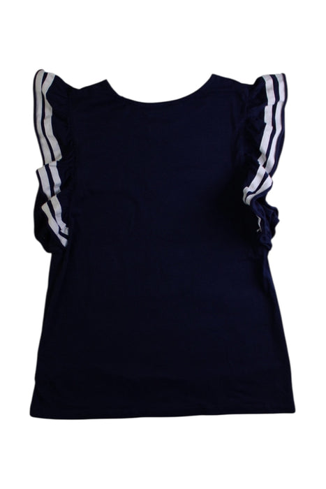 A Navy Sleeveless Tops from Polo Ralph Lauren in size 7Y for girl. (Back View)