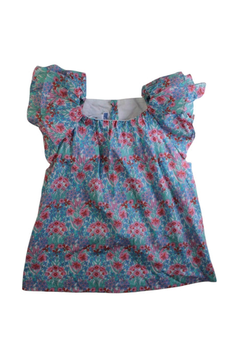 A Multicolour Sleeveless Tops from Jacadi in size 8Y for girl. (Front View)