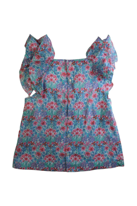 A Multicolour Sleeveless Tops from Jacadi in size 8Y for girl. (Back View)