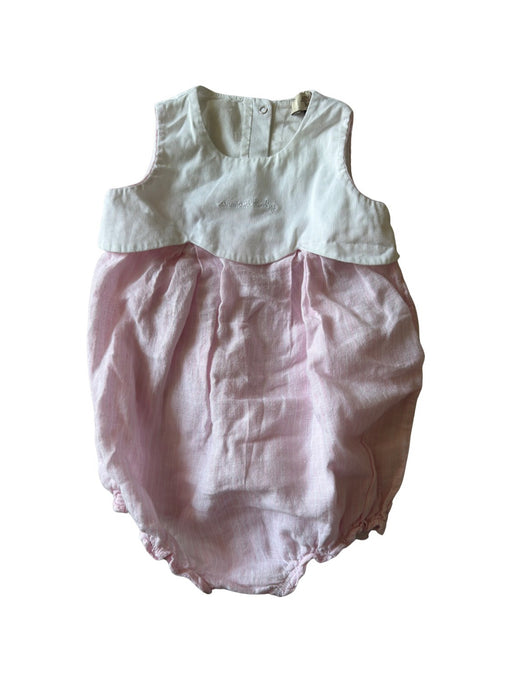 A White Sleeveless Rompers from Armani Baby in size 6-12M for girl. (Front View)