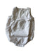A White Sleeveless Rompers from Jacadi in size 3-6M for girl. (Front View)