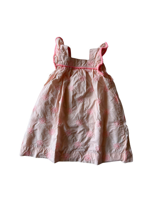 A Pink Sleeveless Dresses from Seed in size 6-12M for girl. (Front View)