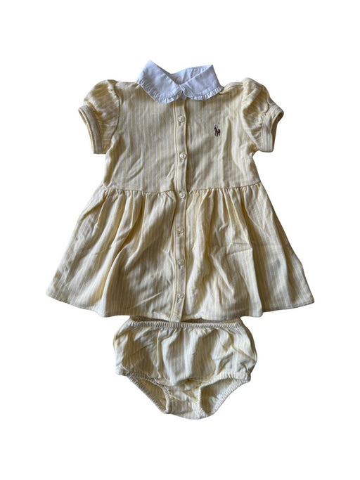 A Yellow Dress Sets from Ralph Lauren in size 3-6M for girl. (Front View)