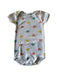 A White Short Sleeve Bodysuits from Petit Bateau in size 6-12M for girl. (Front View)