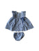 A Blue Dress Sets from Fina Ejerique in size 6-12M for girl. (Front View)