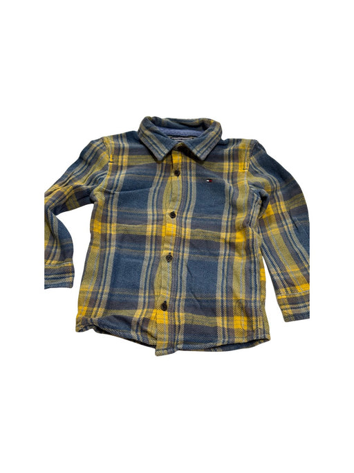 A Blue Long Sleeve Shirts from Tommy Hilfiger in size 2T for boy. (Front View)